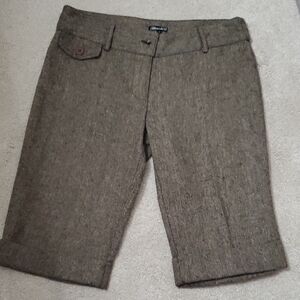 Mandee Wool Blend Knee Length Shorts